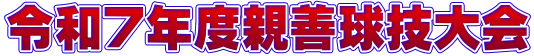 令和7年度親善球技大会